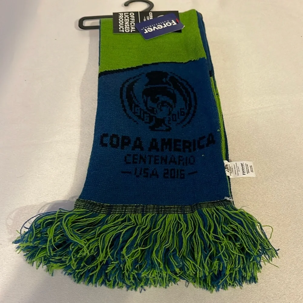 Seattle Forever Copa America Centenario Scarf USA 2016  collectibles Green blue